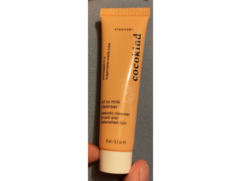 Cocokind Oil To Milk Cleanser, 0.5 oz/15 mL