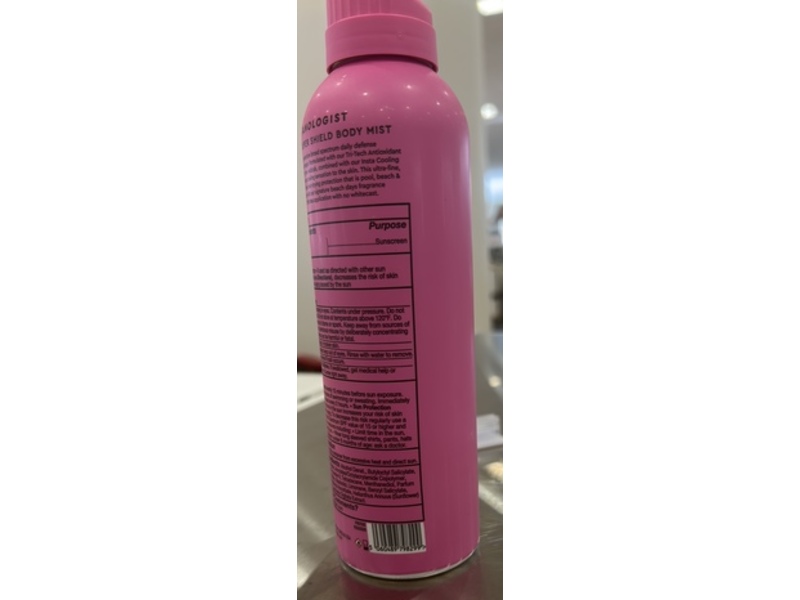 Tanologist Super Shield Body Mist, SPF 50, 6 fl oz/177 mL