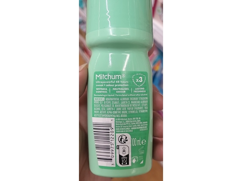 Mitchum Shower Fresh Antiperspirant & Deodorant, 100 mL