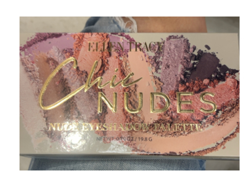 Ellen Tracy Nude Eyeshadow Palette, Chic Nudes, 0.70 oz/19.8 g