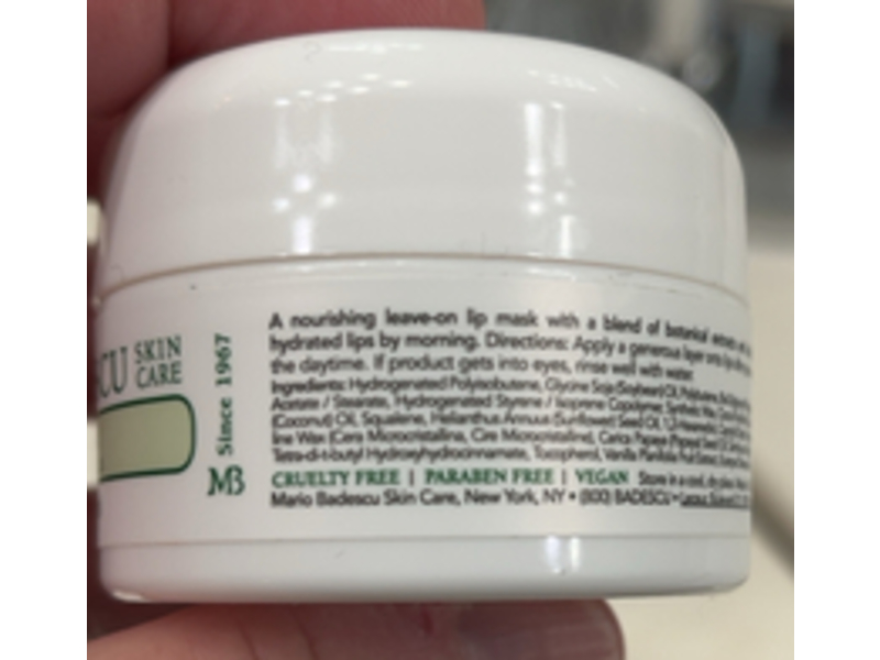 Mario Badescu Skin Care Lip Mask, Acai & Vanilla, 0.5 oz/14 g