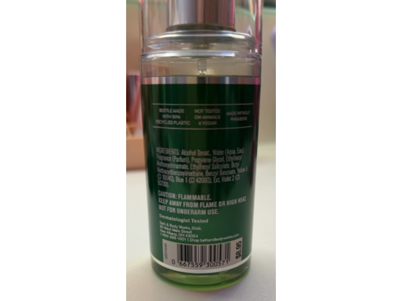 Bath & Body Works Fine Fragrance Mist, Vanilla Bean Noel, 2.5 oz/75 mL