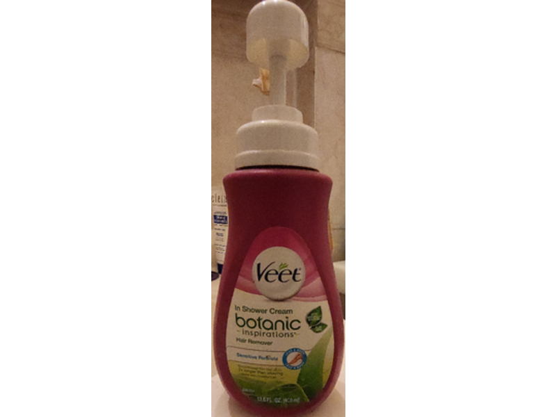 Veet In Shower Cream Botanic Inspirations Hair Remover,13.5 fl oz/400 mL