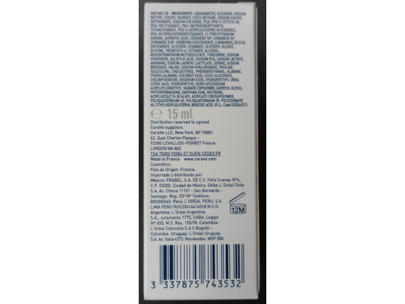 CeraVe Hydrating Cream To Foam Cleanser, 0.5 oz/15 mL