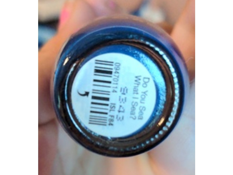 O.P.I Infinite Shine 2 Nail Lacquer, Do You What I Sea?, 0.05 fl oz/15 mL