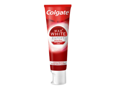 Colgate Max White Expert Whitening Toothpaste, Original, 75 mL