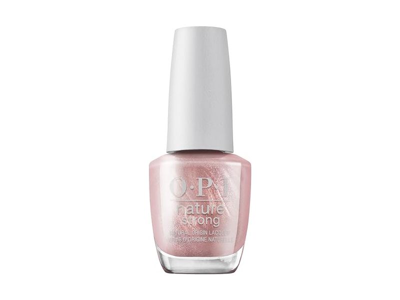 OPI Nature Strong Natural Origin Nail Lacquer, Intentions are Rose Gold, 0.5 fl oz/15 mL