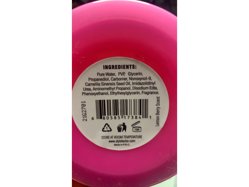 Edge Booster Strong Hold Styling Gel, Lemon Berry, 16.9 oz