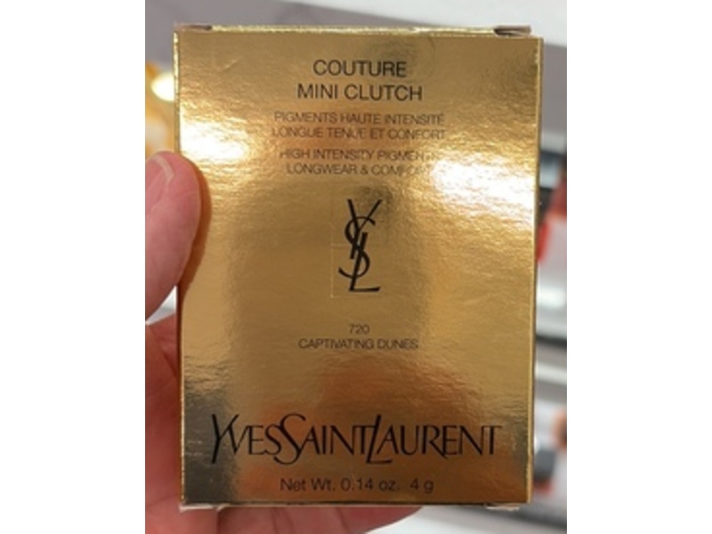Yves Saint Laurent Couture Mini Clutch, 720 Captivating Dunes, 0.14 oz/4 g