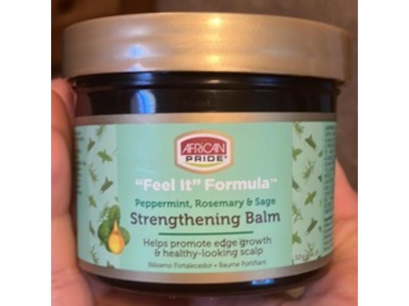 African Pride Feel It Formula Hair Strengthening Balm, Peppermint, Rosemary & Sage, 4 oz/113 g