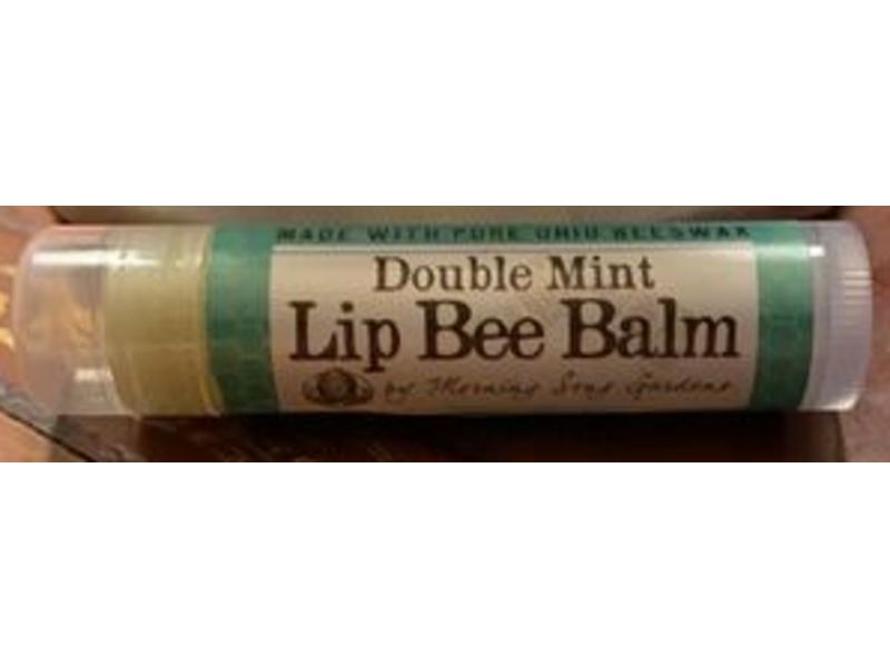 Morning Song Gardens Lip Bee Balm, Double Mint, 0.2 oz