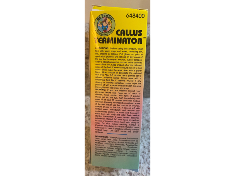 Mr. Pumice Callus Terminator, 4 oz/118 mL