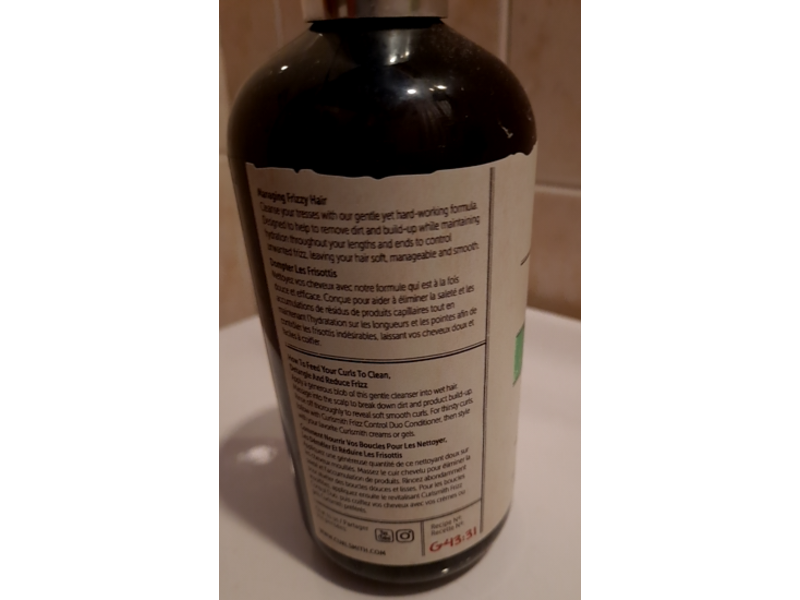 Curlsmith Frizz Control Cleanser Shampoo, 12 fl oz/355 mL