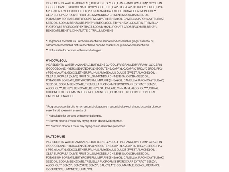 Orebella Bi-Phase Perfume Set, Nightcap + Window2Soul & Salted Muse, 0.33 fl oz (3 x 10 mL)