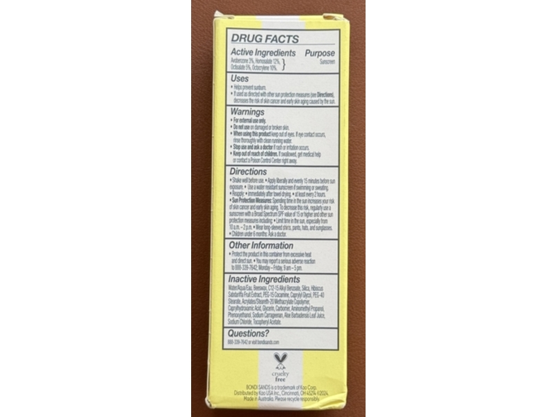 Bondi Sands Sunny Face Serum, SPF 60, 1.01 fl oz/30 mL