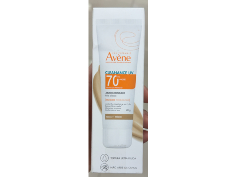 Avene Cleanance UV Facial Sunscreen, SPF 70, Shade 2 Medium, 40 g