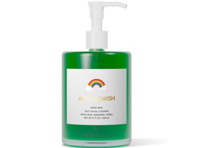 Truly Beauty Rainbow Anti-Blemish Facial Cleanser, Hemp + Salicylic Acid, 8 fl oz/240 mL