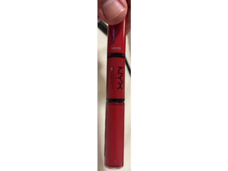 NYX Professional Long-lasting Liquid Lipstick, On A Mission, 0.22 fl oz