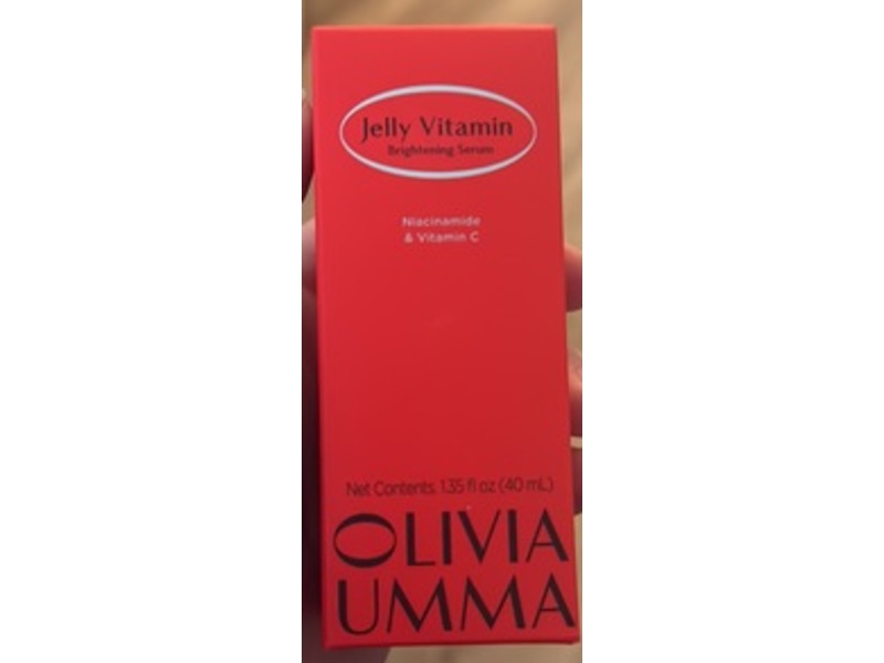 Olivia Umma Jelly Vitamin Brightening Serum, Niacinamide, Vitamin C, 1.35 fl oz/40 mL