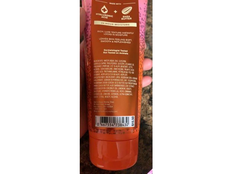 Bath & Body Works Ultimate Hydration Body Cream, Sunshine Mimosa, 8 oz/226 g