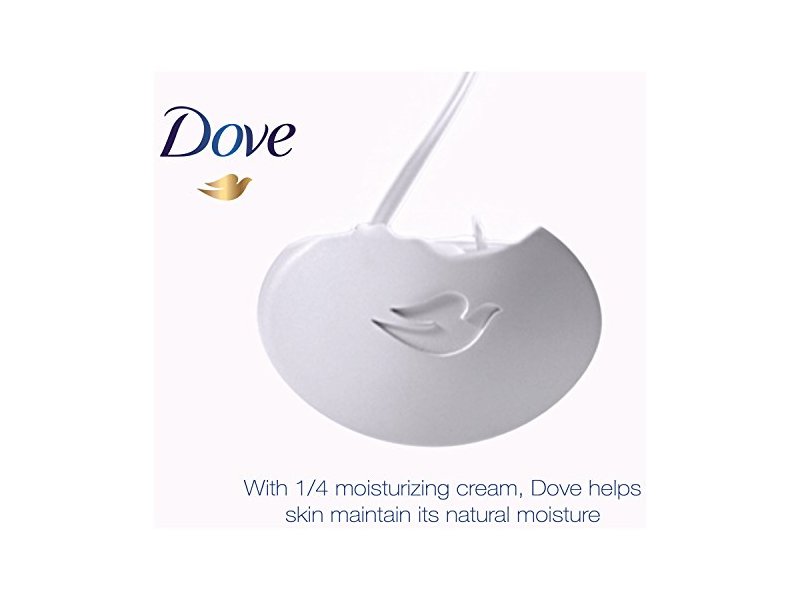 Dove Beauty Bar, White 3.17 oz/90 g, 3 Bar