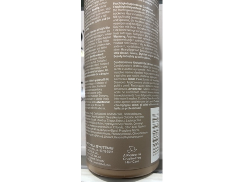 Paul Mitchell Sheer Hydration Conditioner, 10.14 fl oz/300 mL