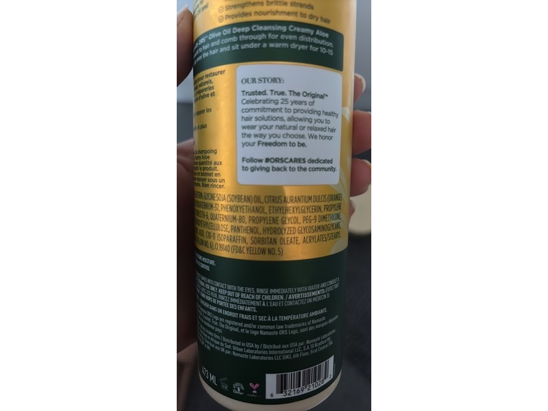 ORS Olive Oil Replenishing Conditioner, Sweet Orange Oil, 16 fl oz/473 mL