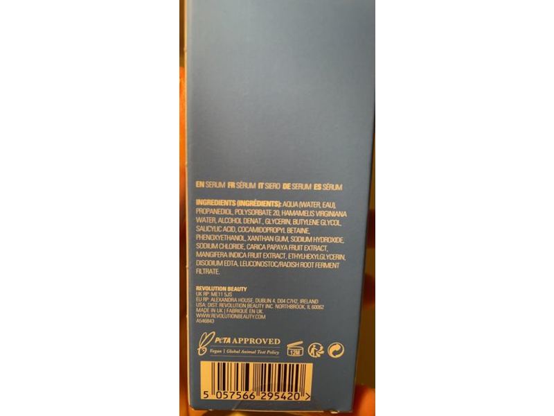 Revolution Targeted Strength Blemish Serum, 2% Salicylic Acid & Fruit Enzymes, 1.01 fl oz/30 mL