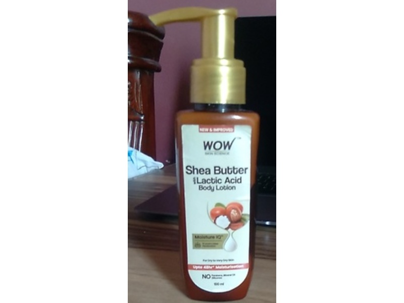 Wow Body Lotion, Shea Butter Lactic Acid, 100 mL