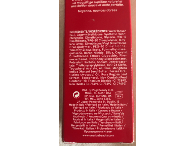 One/Size Turn Up The Base Beauty Blur Balm Foundation, Medium 3, 1.0 fl oz/30 mL