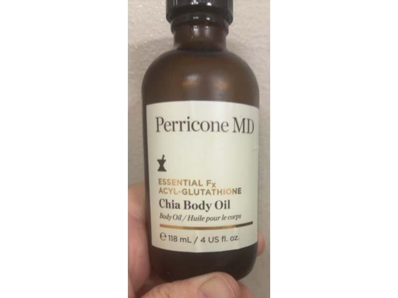 Perricone MD Essential FX Acyl-Glutathione Chia Body Oil, 4 fl oz/118 mL