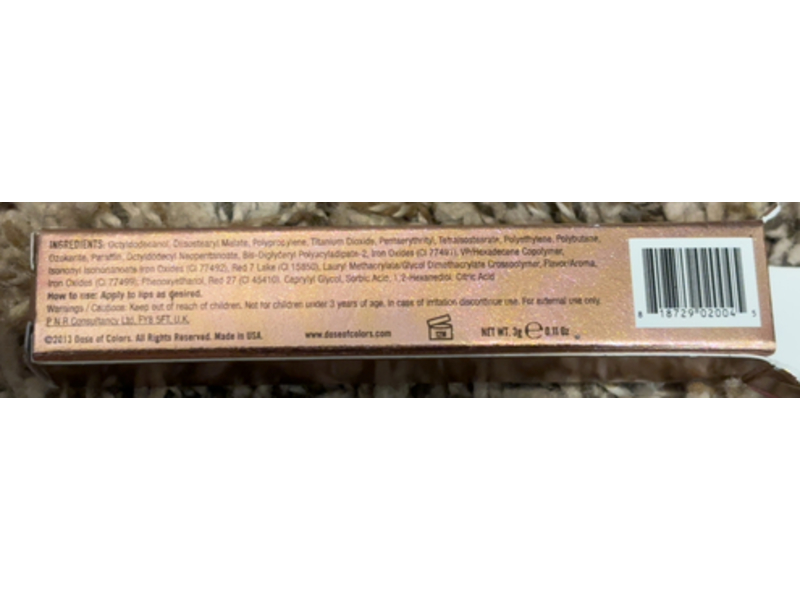 Dose Of Colors Lip It Up Satin Lipstick, Cinnamon Swirl, 0.11 oz/3g