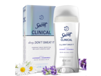 Secret Clinical Overnight Antiperspirant Deodorant, Lavender + Chamomile, 2.6 oz/73 g - thumbnail 1