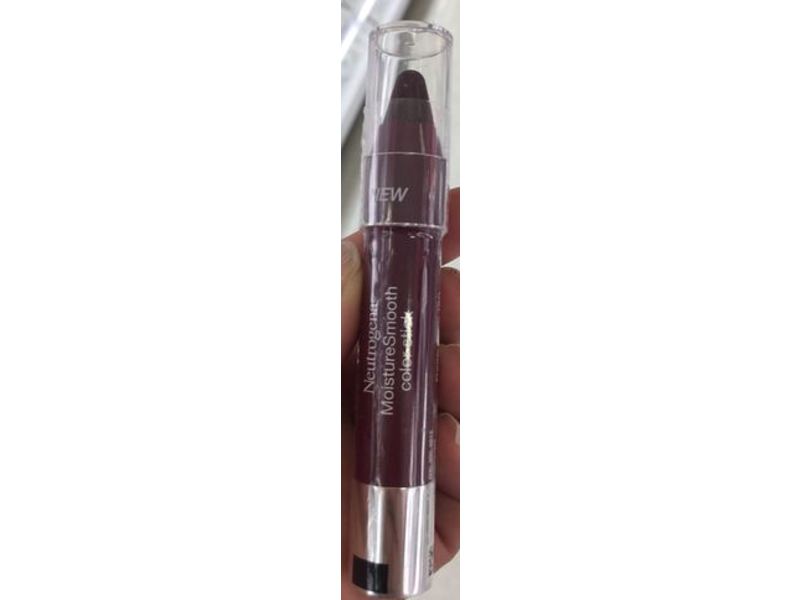 Neutrogena MoistureSmooth Color Stick, 180 Deep Plum, 0.11 oz