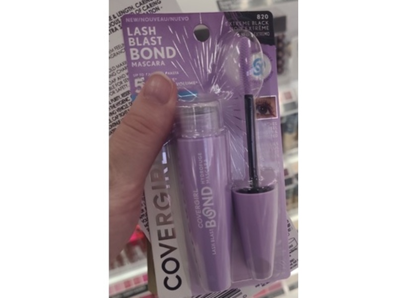 Covergirl Lash Blast Bond Volume Mascara, 820 Extreme Black, 0.44 oz/13.1 mL