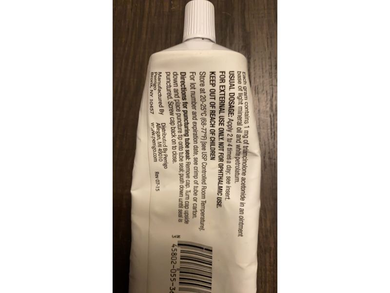 Triamcinolone Acetonide Ointment USP, 0.1% 80g Perrigo (RX)