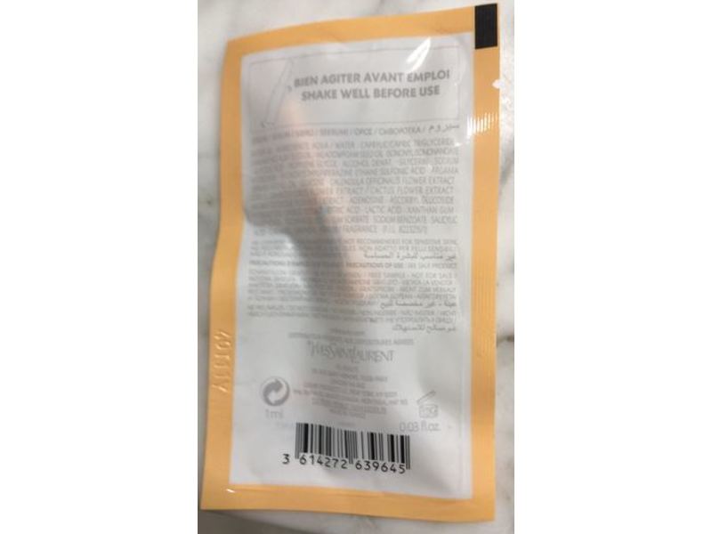 Yves Saint Laurent Pure Shot Night Reboot Serum, Moonlight Cactus Flower + Glycolic Acid, 1mL