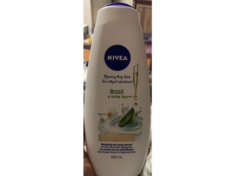 Nivea Refreshing Body Wash, Basil & White Tea, 500 mL