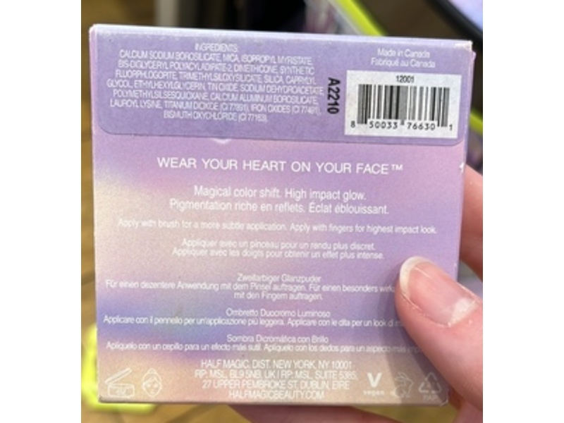 Half Magic Light Trap Duochrome Glow Powder, Enter the Glow, 0.12 oz/3.50 g