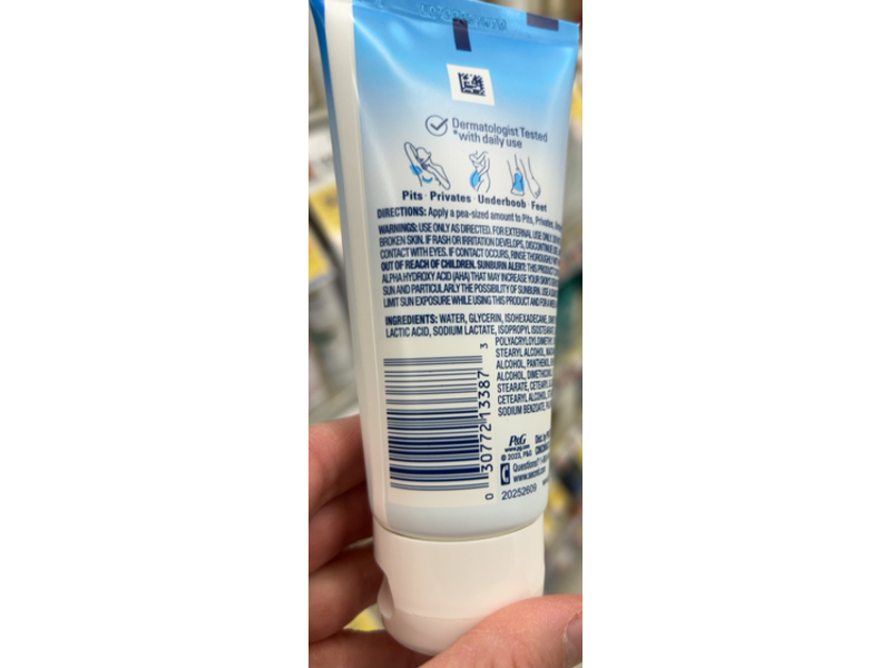 Secret Whole Body Deodorant Invisible Cream, 3.0 oz/85 g