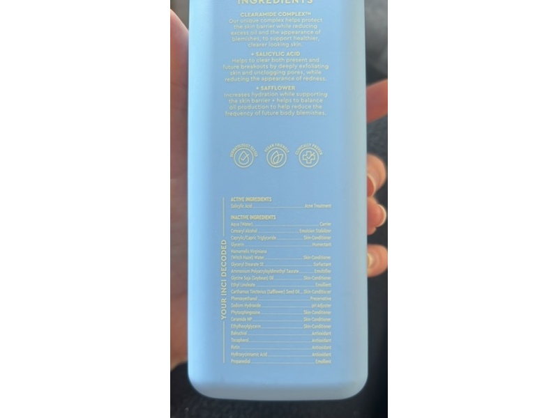 Byoma Blemish Acne Control Body Lotion, 13.52 fl oz/400 mL