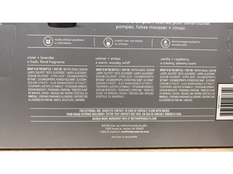 Method Gel Hand Wash Trio, Pack Of 3