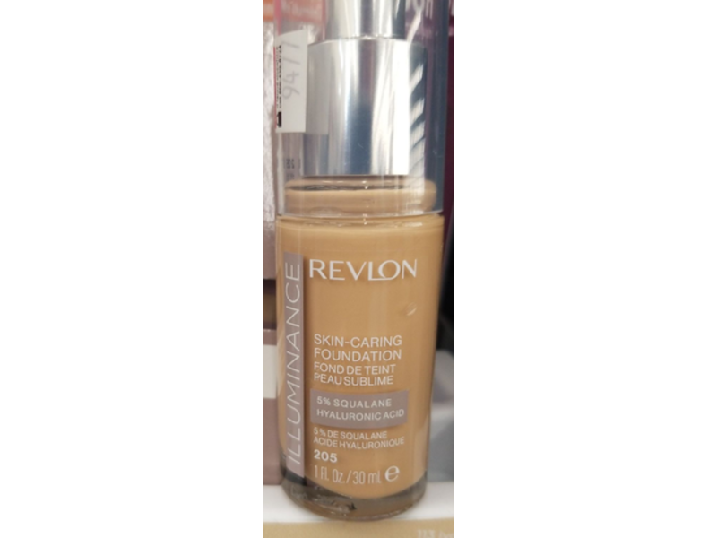 Revlon Illuminance Skin Caring Liquid Foundation, 205 Natural Ochre, 1 fl oz/30 mL