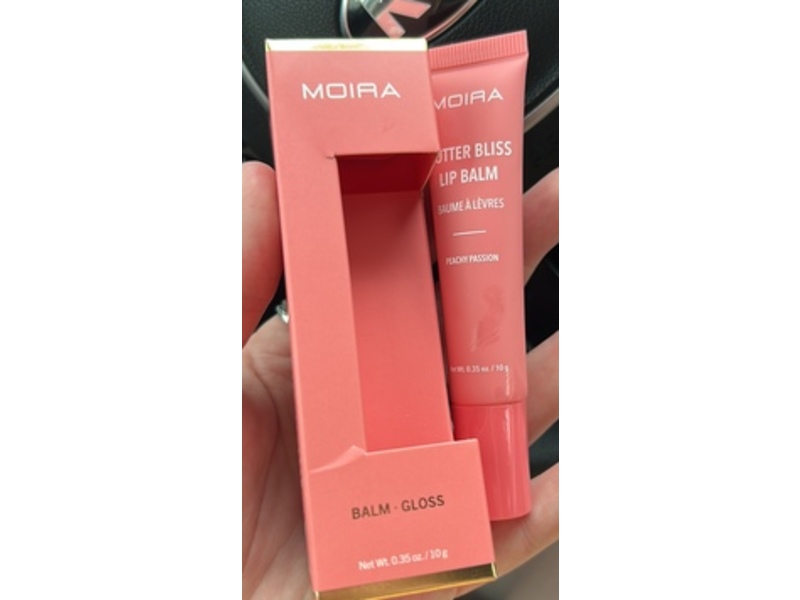 Moira Butter Bliss Lip Balm, 014 Peachy Passion, 0.35 oz/10 g