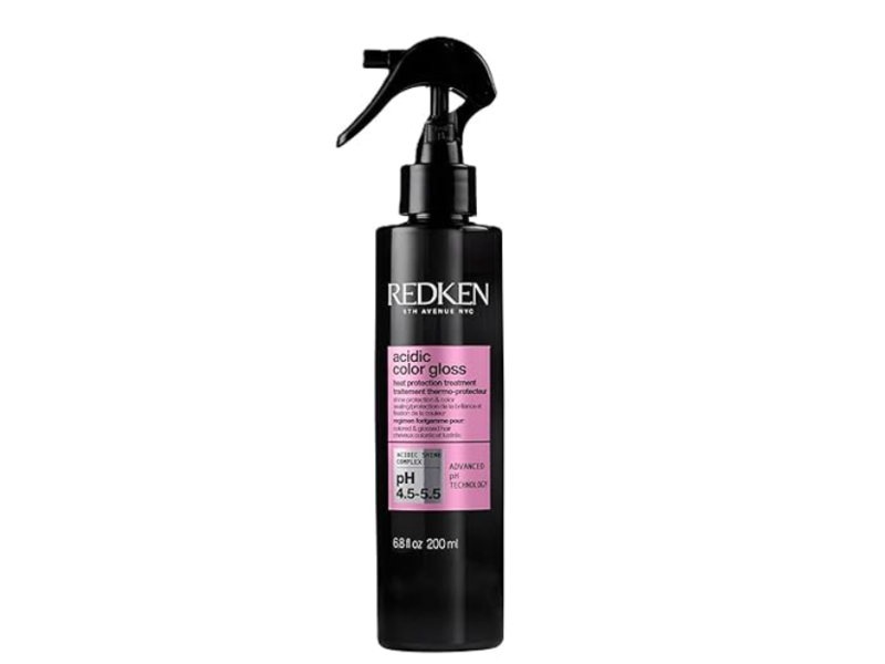 Redken Acidic Color Gloss Heat Protection Leave-In Treatment Spray, 6.8 fl oz/200 mL