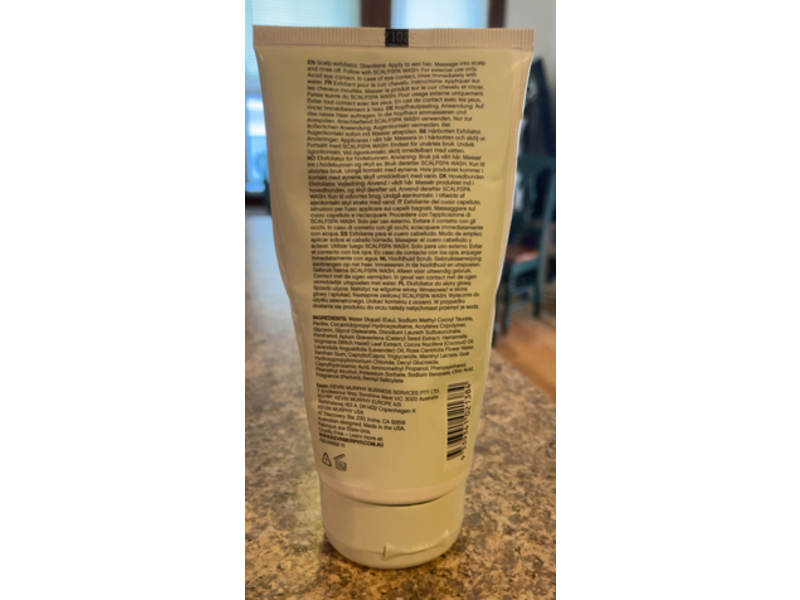 Kevin.Murphy Scalp.Spa Purifying Pre - Wash Scalp Exfoliator Scrub, 6 fl oz/180 mL