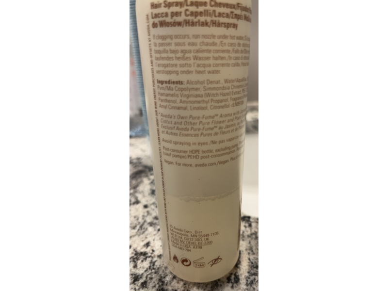 Aveda Light Hold Hair Spray Witch Hazel, 8.5 fl oz/250 mL