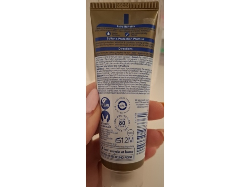 Boots Soltan Age Defence Facial Sun Care, SPF 50, 50 mL