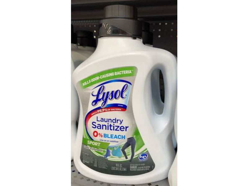 Lysol Laundry Sanitizer, Sport, 0% Bleach, 90 fl oz/2.66 L