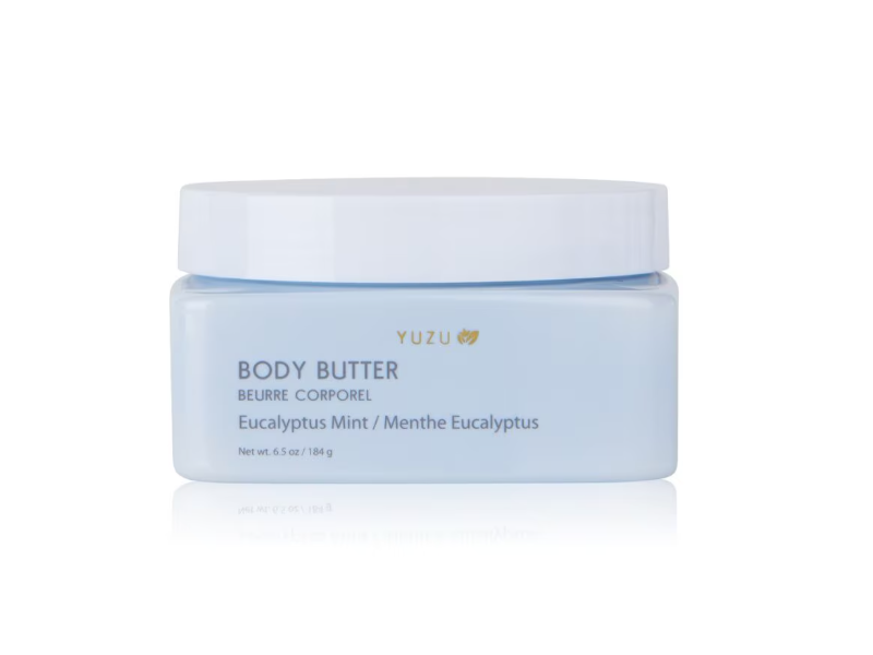 Yuzu Body Butter, Eucalyptus Mint, 6.5 oz/184 g